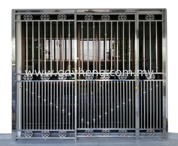 Stainless Steel 2 Door Grille 2Ҷ׸ Door Grille Household Products Johor, Malaysia, Batu Pahat Supplier, Manufacturer, Supply, Supplies | Gayheng Stainless Steel Sdn Bhd