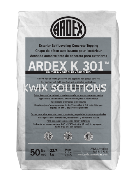 Ardex K301 ARDEX Singapore Manufacturer, Supplier, Supply, Supplies | KWIX SOLUTIONS PTE LTD