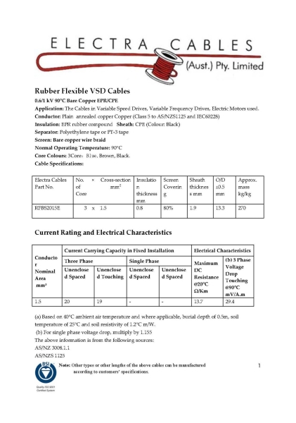 Electra Cables Rubber Flexible VSD Cables (Neoprene Screen Cable) Submersible Rubber Flexible Screen Cables Electra Cable Rubber Insulated Cable  Malaysia, Selangor, Kuala Lumpur (KL), Subang Jaya Supplier, Distributor, Supply, Supplies | Electplus Industry Sdn Bhd