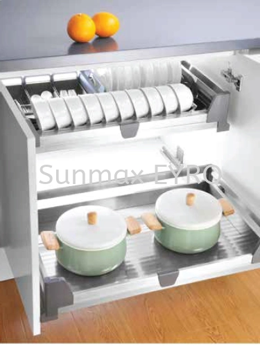 Luxury Stainless Steel Four Side Pull Out Basket