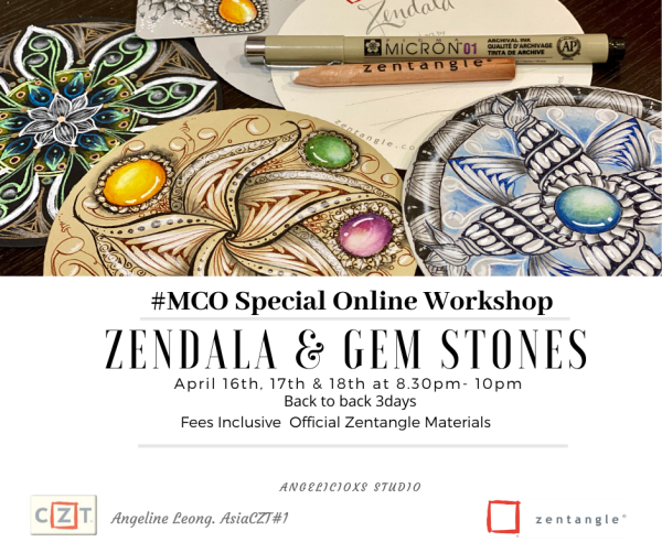 Zendala & Gemstones Workshop Arts and Crafts Kuala Lumpur (KL), Malaysia, Selangor, Danau Desa Class, Lesson, Workshop | Angelicioxs Studio