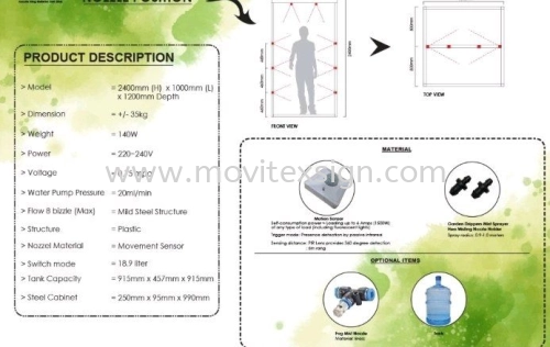 corona virus cabin box with nano water to remove away virus Cv19 