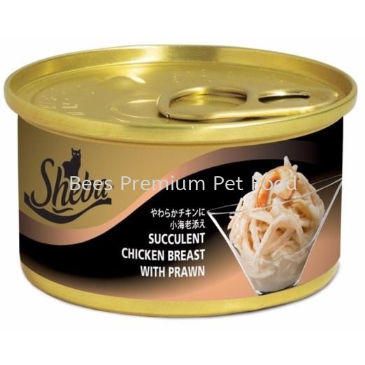 Sheba Succulent Chicken Breast With Prawn Canned Cat Food 85g Sheba Non Prescription Cat Food Selangor, Malaysia, Kuala Lumpur (KL), Petaling Jaya (PJ) Supplier, Suppliers, Supply, Supplies | Bees Pets Global Supply Sdn. Bhd.