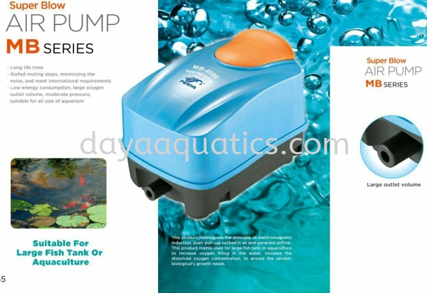 Periha MB-18000  AC Big Flow Rate Air Pump Air Pump Categories Selangor, Johor Bahru (JB), Malaysia, Kuala Lumpur (KL), Kuala Selangor, Kempas Wholesaler, Manufacturer, Supplier, Supply | Daya Aquatics