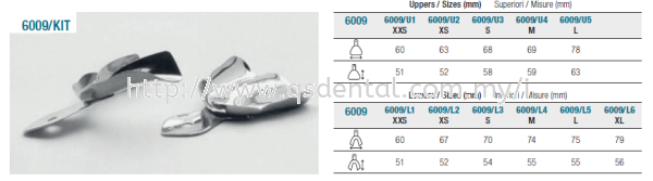 6009/Kit Stainless Steel Impression Trays Edentulous (Complete Denture) Special Form 6009/Kit Impression Tray Laboratory Medesy Selangor, Malaysia, Kuala Lumpur (KL), Banting Supplier, Suppliers, Supply, Supplies | QS Dental Supply Sdn Bhd