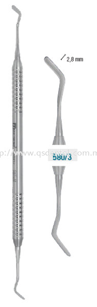 580/3 Heidemann N.3 Octagonal Handle Spatula Restorative Medesy Selangor, Malaysia, Kuala Lumpur (KL), Banting Supplier, Suppliers, Supply, Supplies | QS Dental Supply Sdn Bhd