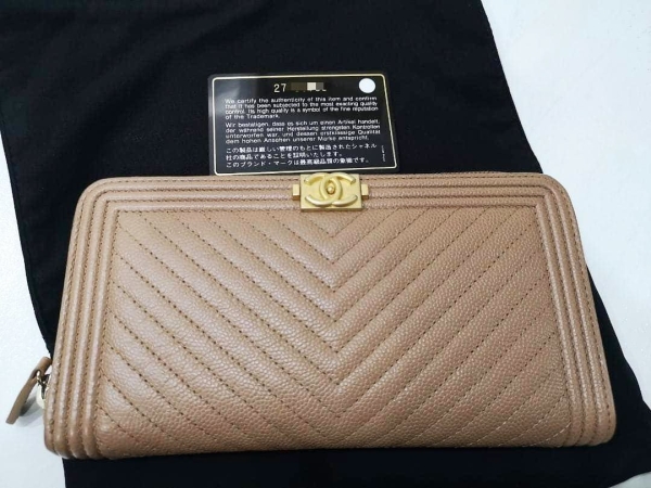 Chanel Boy Long Zippy Wallet in Dark Beige Caviar GHW Chanel Kuala Lumpur (KL), Selangor, Malaysia. Supplier, Retailer, Supplies, Supply | BSG Infinity (M) Sdn Bhd