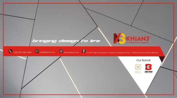 Bring Design to Life About ACP Malaysia, Penang, Perai Manufacturer, Supplier, Supply, Supplies | Khian3 Industries Sdn Bhd