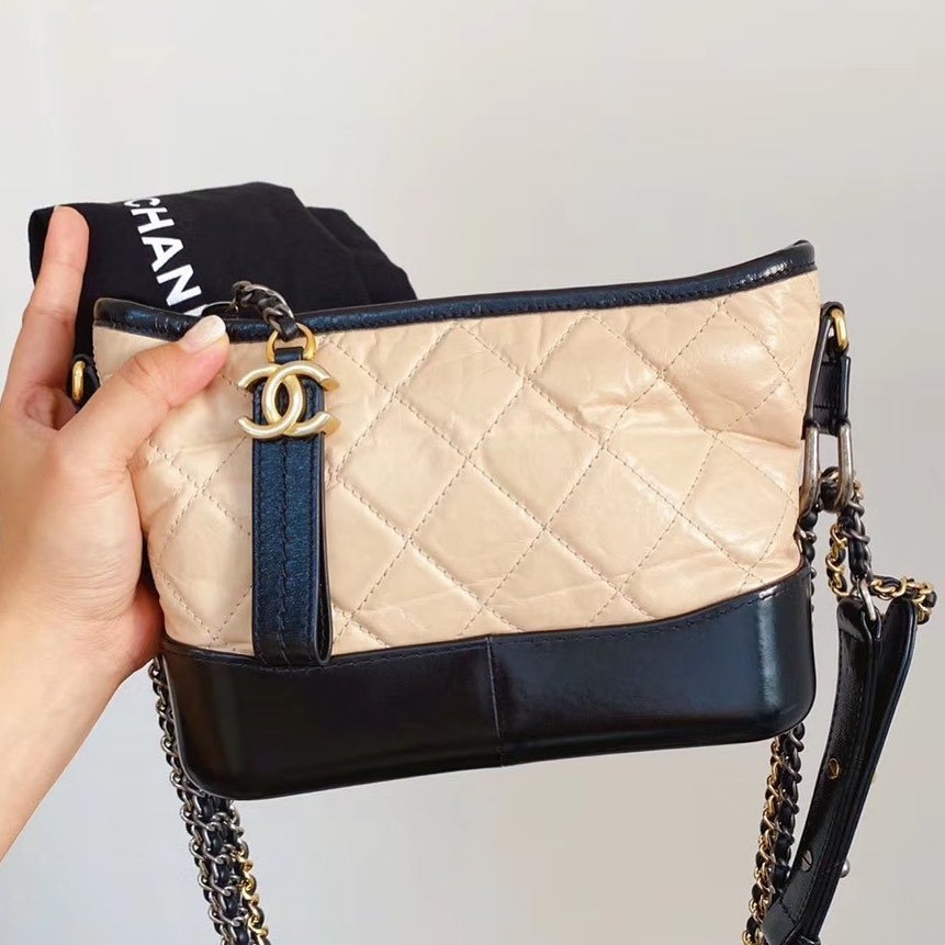 Sell Chanel Gabrielle Small Bag - Black/Beige
