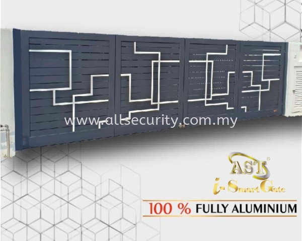 ALUMINIUM TRACKLESS FOLDING GATE Aluminium Trackless Folding Gate Aluminium Gate - i-SmartGate Singapore, Johor, Senai, Selangor, Seremban, Malaysia Manufacturer, Supplier, Supply, Supplies | AST Automation Pte Ltd