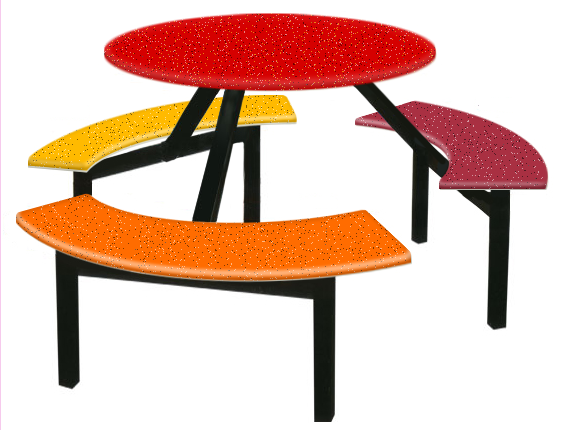 6 Seater Canteen Table - AK607