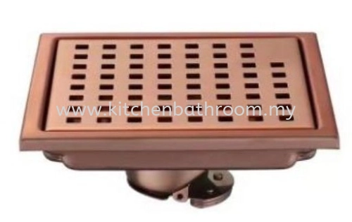 FLOOR DRAINER - ROSE GOLD