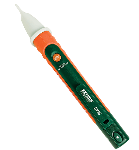 Extech DV25 Dual-Range AC Voltage Detector with Flashlight Voltage Testers and Current Testers Extech Instruments Test & Measurement Products Malaysia, Selangor, Kuala Lumpur (KL), Shah Alam Supplier, Suppliers, Supply, Supplies | LELab Sdn Bhd