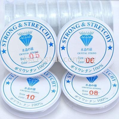 Transparent Elastic String, Transparent Crystal Elastic String, Tali Getah, Tali Gelang Elastic String Strings Kuala Lumpur (KL), Malaysia, Selangor, Klang, Kepong Wholesaler, Supplier, Supply, Supplies | K&K Crystal Sdn Bhd