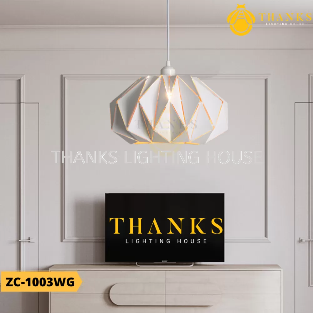 ZC-1003WG Single Head Pendant Lamp