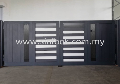 ALUMINIUM TRACKLESS FOLDING GATE