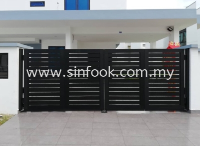 ALUMINIUM TRACKLESS FOLDING GATE