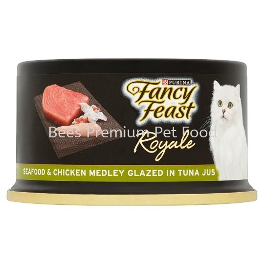 Fancy Feast Royale Seafood Chicken Medley Glazzed in Tuna Juz Cat Food 85g Fancy Feast Royale Non Prescription Cat Food Selangor, Malaysia, Kuala Lumpur (KL), Petaling Jaya (PJ) Supplier, Suppliers, Supply, Supplies | Bees Pets Global Supply Sdn. Bhd.