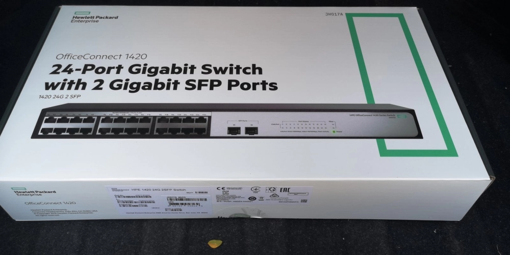 HPE JH017A: OFFICECONNECT 1420 24G + 2SFP SWITCH