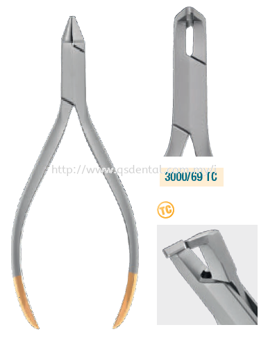 3000/69 TC 125mm Tungsen Carbide Wire Cutter  Wire Cutter & Bending Pliers Orthodontics Medesy Selangor, Malaysia, Kuala Lumpur (KL), Banting Supplier, Suppliers, Supply, Supplies | QS Dental Supply Sdn Bhd