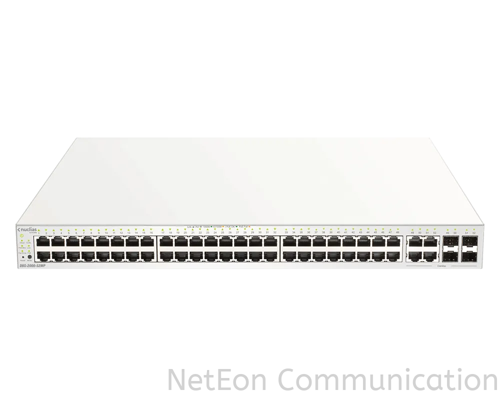 D-Link 52-Port Nuclias Cloud-Managed PoE Switch Enterprise Network ...