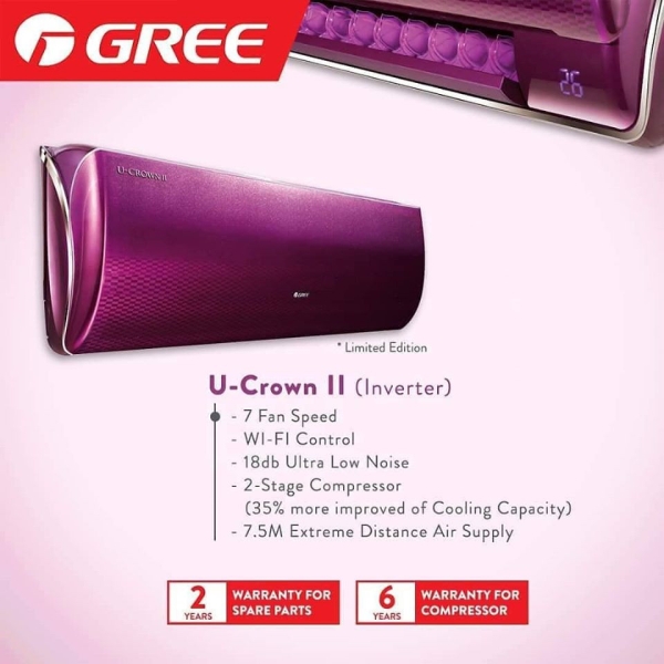 U-Crown II (Inverter) Gree Johor Bahru (JB), Malaysia, Skudai Supplier, Installation, Supply, Supplies | TH Air Conditioners Sdn Bhd dl޹˾