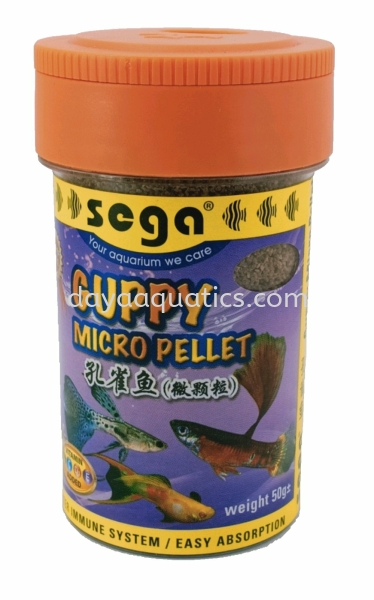 Guppy Micro-Pellet Sega Series Fish Food Categories Selangor, Johor Bahru (JB), Malaysia, Kuala Lumpur (KL), Kuala Selangor, Kempas Wholesaler, Manufacturer, Supplier, Supply | Daya Aquatics