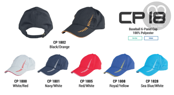 Baseball Cap (CP18) Cap Ready Make Products Selangor, Malaysia, Kuala Lumpur (KL), Kajang Uniform, Manufacturer, Supplier, Supply | 99 Uniform Factory Sdn Bhd