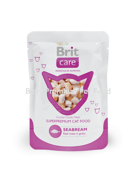 Brit Care Cat Seabream Pouch 800g Brit Non Prescription Cat Food Selangor, Malaysia, Kuala Lumpur (KL), Petaling Jaya (PJ) Supplier, Suppliers, Supply, Supplies | Bees Pets Global Supply Sdn. Bhd.
