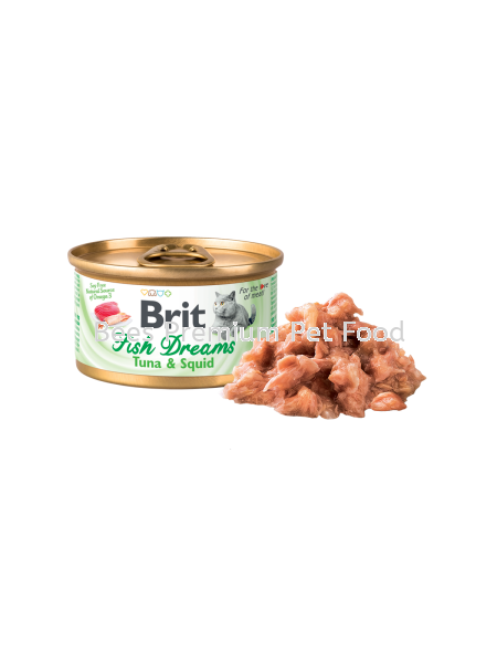 Brit Fish Dreams Tuna & Squid CAN Food 800g Brit Non Prescription Cat Food Selangor, Malaysia, Kuala Lumpur (KL), Petaling Jaya (PJ) Supplier, Suppliers, Supply, Supplies | Bees Pets Global Supply Sdn. Bhd.