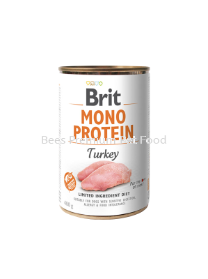 BRIT MONO PROTEIN TURKEY CAN Dog Food 400g