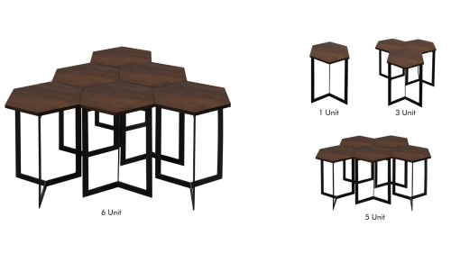 Hexagon Lamp Table