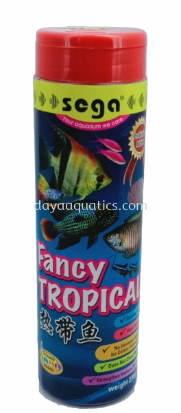 Fancy Tropical Sega Series Fish Food Categories Selangor, Johor Bahru (JB), Malaysia, Kuala Lumpur (KL), Kuala Selangor, Kempas Wholesaler, Manufacturer, Supplier, Supply | Daya Aquatics