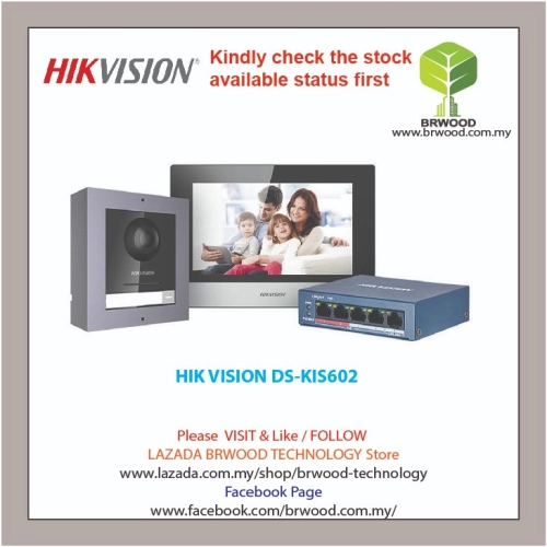 HIK VISION DS-KIS602: IP Video Intercom KIT