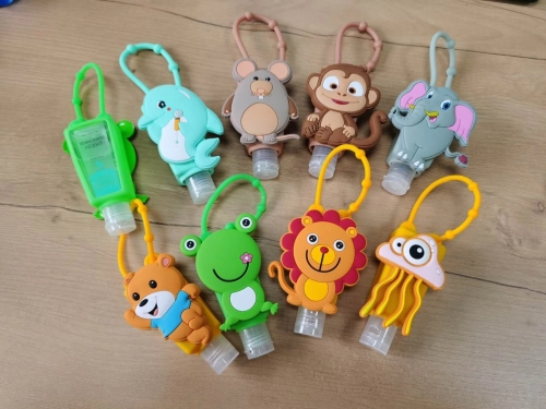 Hand Sanitizer Cute PVC holder with 30ml bottle