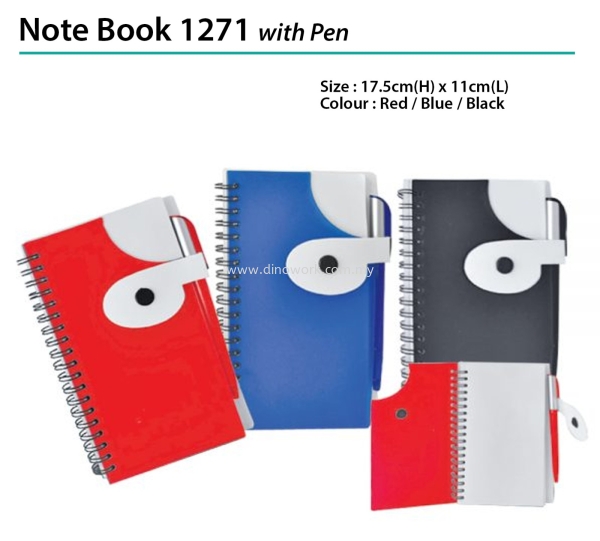 Notebook 1271 Notepad / Notebook Stationery Johor Bahru (JB), Malaysia Supplier, Wholesaler, Importer, Supply | DINO WORK SDN BHD