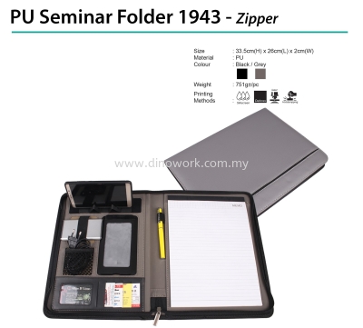 PU Seminar Folder 1943 - Zipper