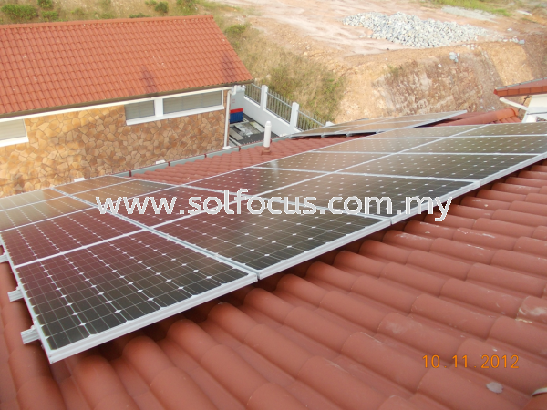 5 kWp, Tile Roof Retrofit (Penang) RESIDENTIAL Selangor, Malaysia, Kuala Lumpur (KL), Subang Jaya, Puchong Supplier, Installation, Supply, Supplies | Solfocus Sdn Bhd