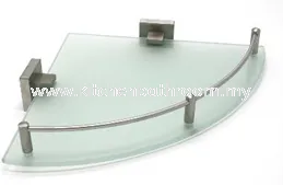 CORNER GLASS SHELF RAL2612A