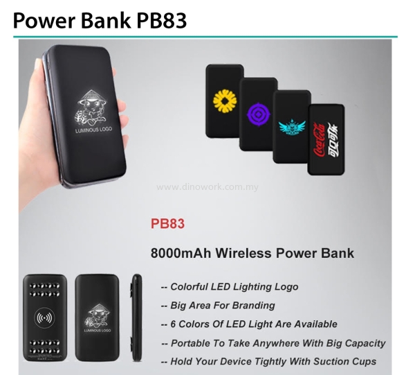 Power Bank PB83 Powerbank Electronic / IT Product Johor Bahru (JB), Malaysia Supplier, Wholesaler, Importer, Supply | DINO WORK SDN BHD