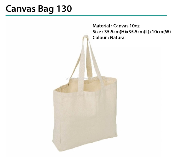 Canvas Bag 130 Cotton Tote Bag Bag Series Johor Bahru (JB), Malaysia Supplier, Wholesaler, Importer, Supply | DINO WORK SDN BHD