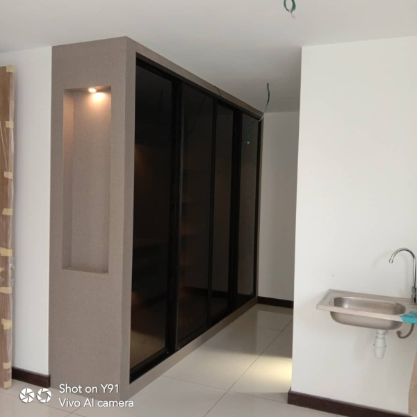 BUILT-IN WARDROBE  Aluminium Sliding Anti-Jump Wardrobe Malaysia, Selangor, Kuala Lumpur (KL), Seri Kembangan Supplier, Suppliers, Supply, Supplies | Seven Interior Design Sdn Bhd