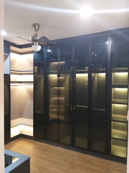 BUILT-IN WARDROBE  Aluminium Sliding Anti-Jump Wardrobe Malaysia, Selangor, Kuala Lumpur (KL), Seri Kembangan Supplier, Suppliers, Supply, Supplies | Seven Interior Design Sdn Bhd