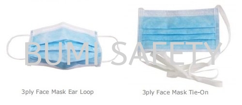 3Ply Face Mask COVID19 Medical Equipment Selangor, Kuala Lumpur (KL), Puchong, Malaysia Supplier, Suppliers, Supply, Supplies | Bumi Nilam Safety Sdn Bhd