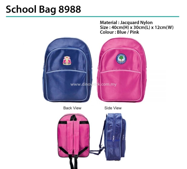 School Bag 8988 School Bag Bag Series Johor Bahru (JB), Malaysia Supplier, Wholesaler, Importer, Supply | DINO WORK SDN BHD