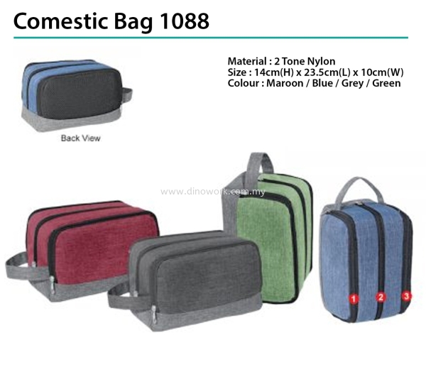 Cosmetic Bag 1088 Toiletries Bag Bag Series Johor Bahru (JB), Malaysia Supplier, Wholesaler, Importer, Supply | DINO WORK SDN BHD