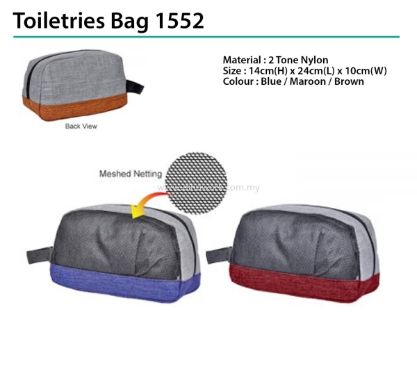 Toiletries Bag 1552 Toiletries Bag Bag Series Johor Bahru (JB), Malaysia Supplier, Wholesaler, Importer, Supply | DINO WORK SDN BHD
