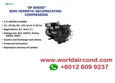 REFCOMP SP SEMI HERMETIC COMPRESSOR  PARTS & ACCESSORIES Malaysia Supplier, Suppliers, Supply, Supplies | World Hvac Engrg Sdn Bhd