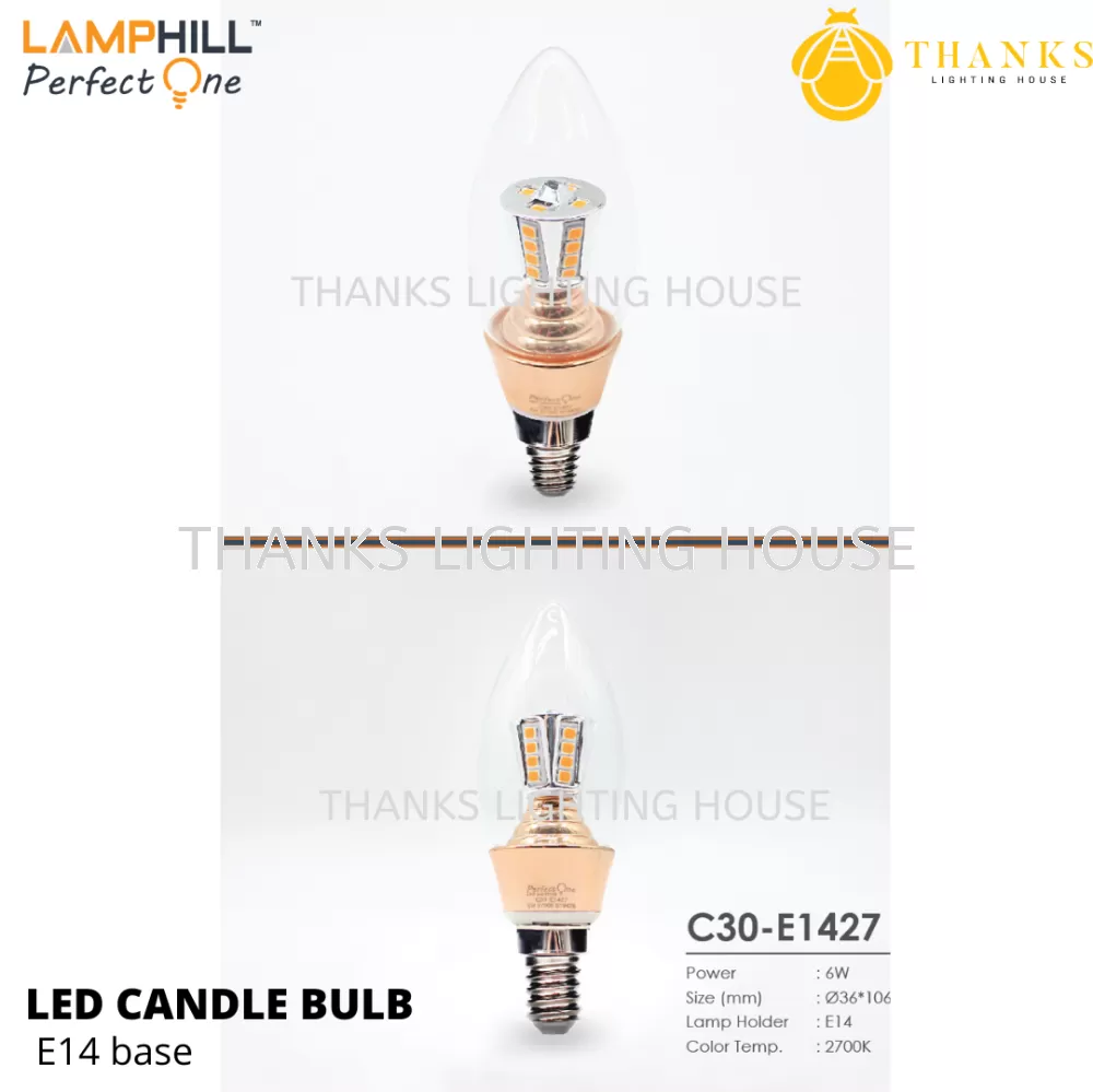 C30 E27 LED Candle Bulb