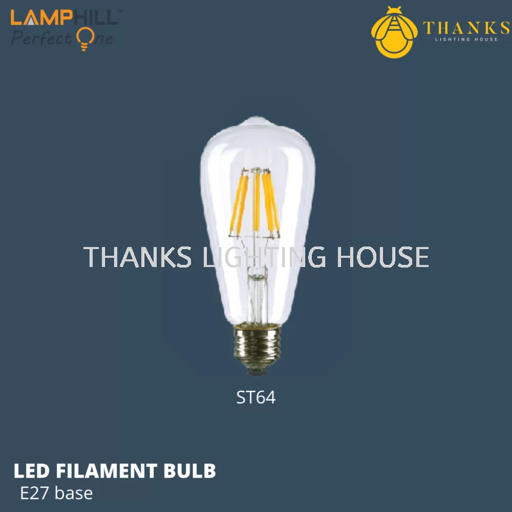 ST64 E27 LED Filament Bulb